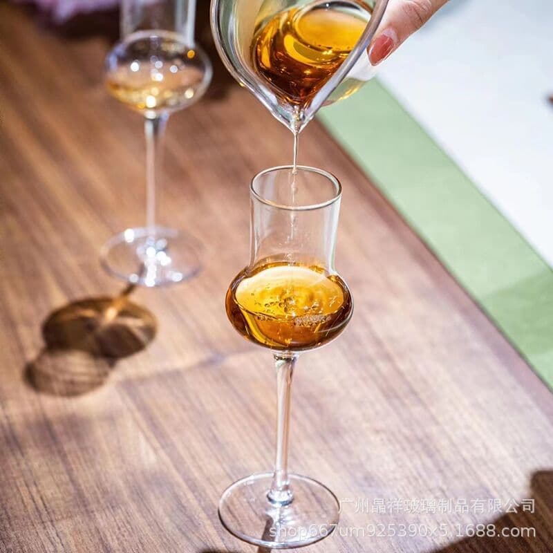 Tea Art Tasting Cup Creative Green Tea Cup Crystal Glass Goblet Tea Infuser Tasting Cup Tea Ceremony Aroma Cup Wine Glass