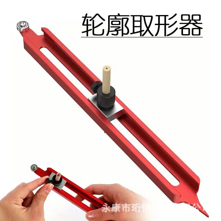 Contour shape tracer, woodworking tile irregular shape tracing, irregular marking contour ruler, arc marking tool, marker.