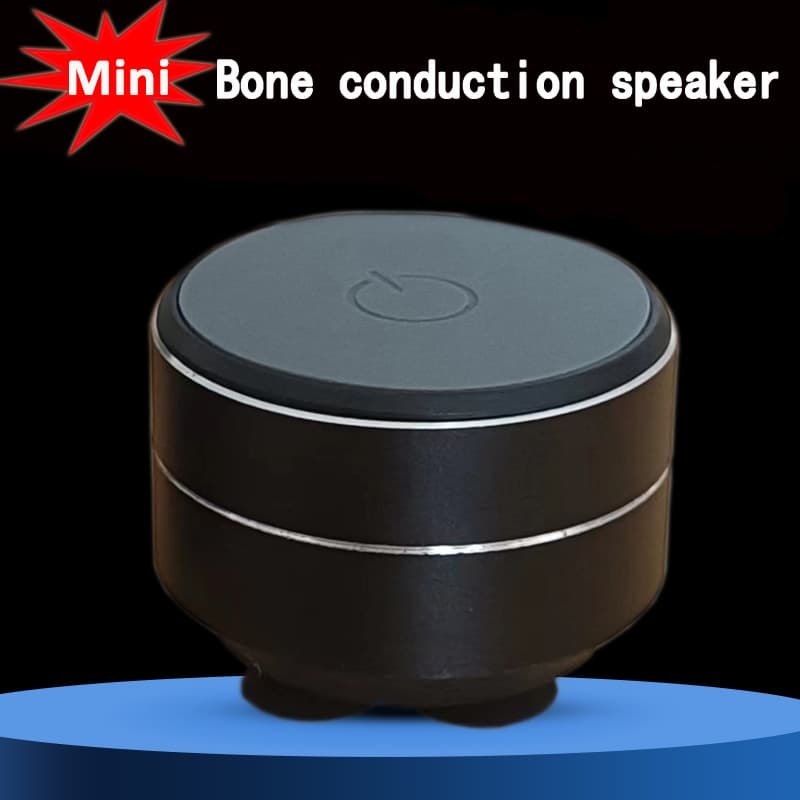 Wireless Bluetooth Bone Conduction Vibration Speaker, Portable Design