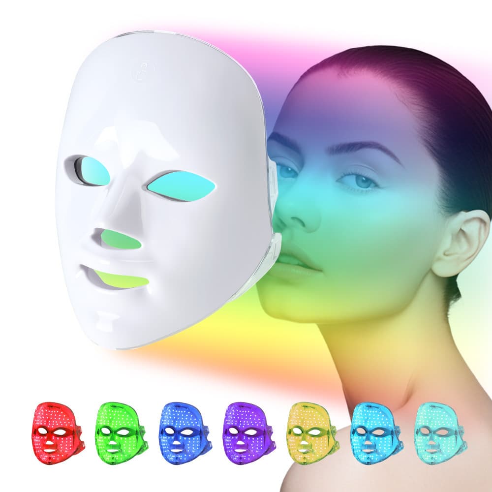 Cross-border Photon LED Red Light V-Lift Beauty Mask Beauty Device Color Light Home Beauty Device Photon Skin Rejuvenation Device