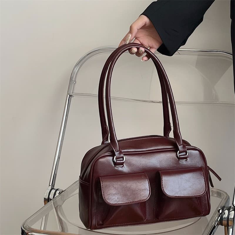 Niche Underarm Bag for Women 2025 New Large Capacity Retro Minimalist Commute Tote Bag Fashion Versatile Shoulder Bag