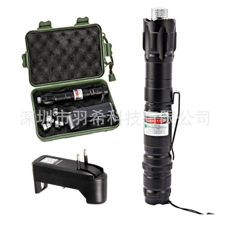 Laser 009 Red Green Blue-Violet Laser Pointer Single Beam Long Range Flashlight Indicator Teaching Pen