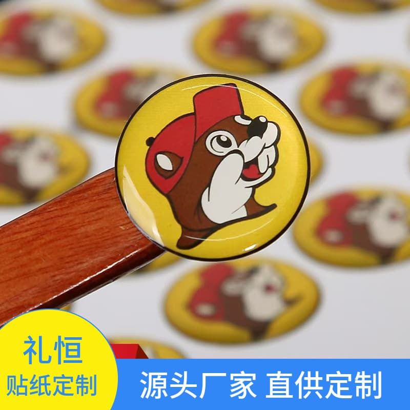Factory Direct 3D Cartoon Sticker Logo Crystal Epoxy Sticker DIY Phone Sticker