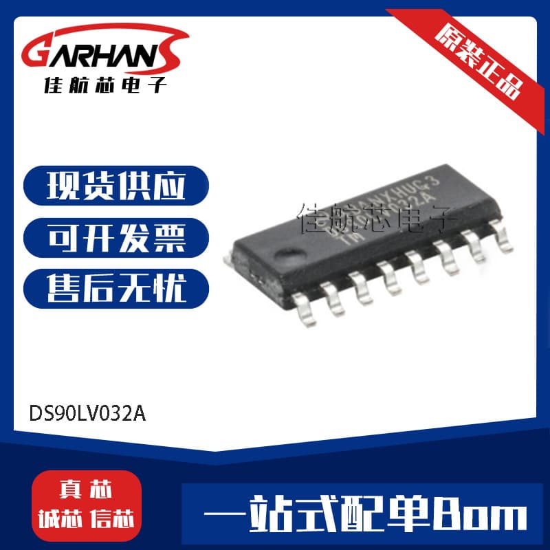 DS90LV032ATMX/NOPB LVDS Quad CMOS Differential Line Receiver