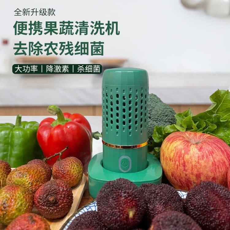 Small Household Fruit and Vegetable Sterilizer, Bacteria and Residue Removal Vegetable Washer