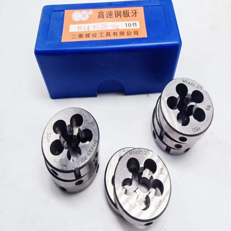 HSS Dies High-Speed Steel Round Dies m1M2M3M4M5M6M8M10M12M14M16M20 Manufacturer Wholesale