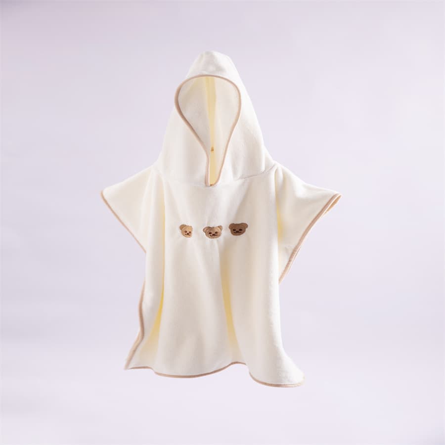 Children's bath towels, baby absorbent hooded beach towels, boys' and girls' swimming and bathing cotton capes with hoods