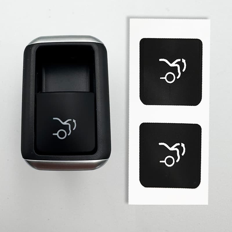 2pcs Mercedes Benz Trunk Release Button Repair Decal