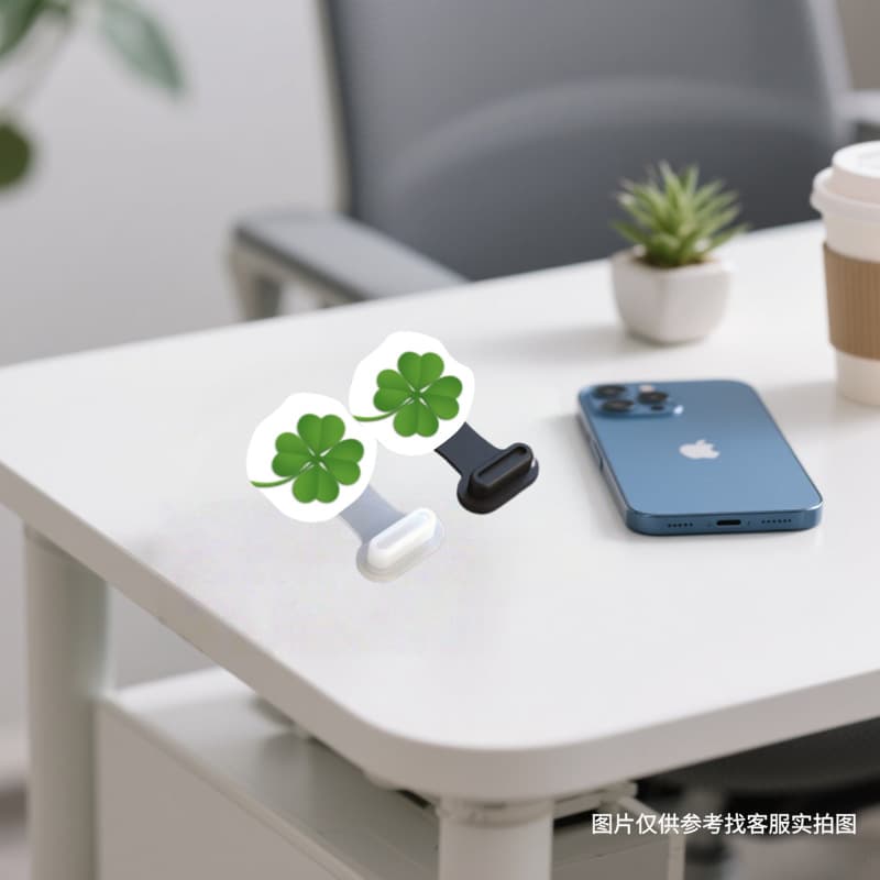 Self-adhesive back glue phone plug for Android charger interface, silicone dust-proof, clog-proof, waterproof cover plug.