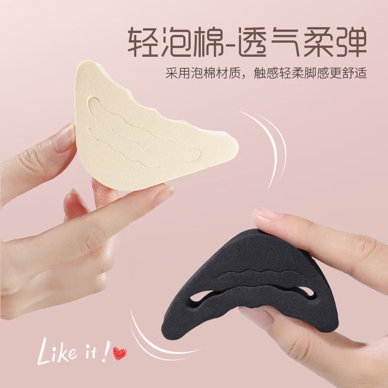 Shoe Toe Insert Half Size Pad Anti-Slip Shoe Size Reducer Half Insole Shoe Too Big Fix Tool Forefoot Pad Shoe Size Adjuster