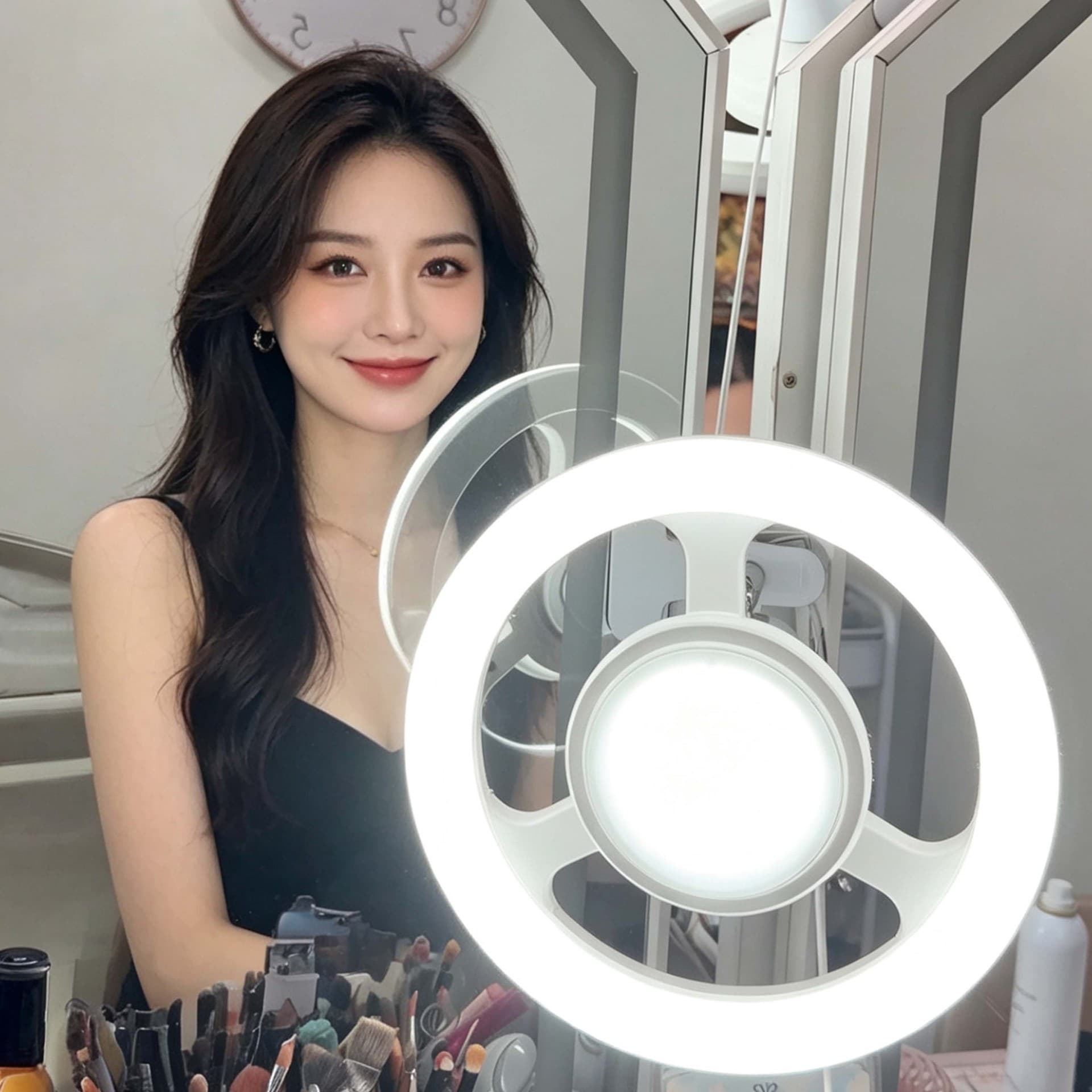 High-Power Ultra-Bright Fill Light for Makeup Artists, Bridal, Live Streaming, Hanfu Shops, and Professional Makeup Lighting