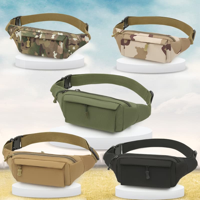 New Men's Waist Bag Phone Pouch Multi-functional Sports Casual Bag Outdoor Camouflage Crossbody Chest Pack