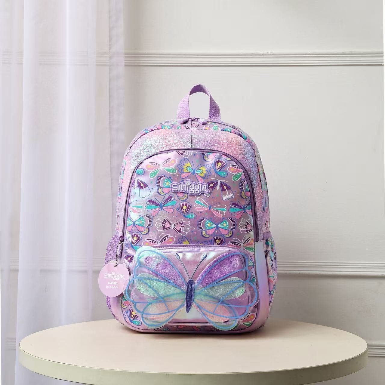 Australian Kids Backpack Smiggle Cartoon Multi-Functional Zipper Stress-Relief Backpack Elementary School Student Bag Casual Bag