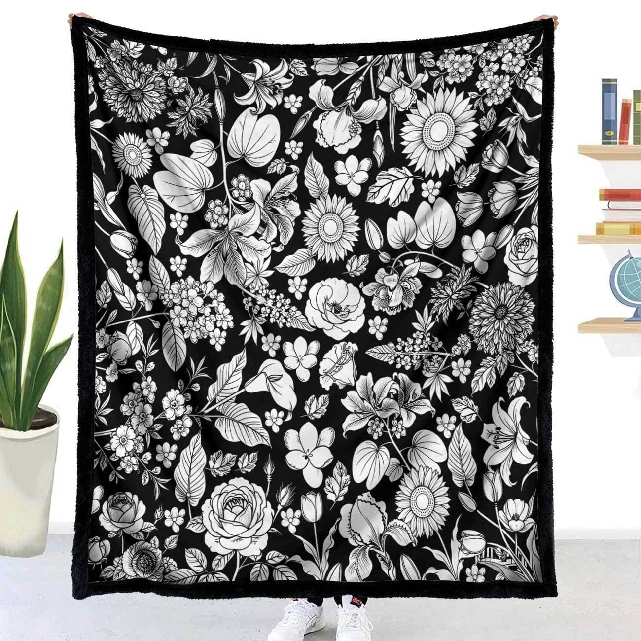 Factory Direct Handmade Drawing Blanket DIY Coloring Blanket Colorful Painting Doodle Blanket XDP