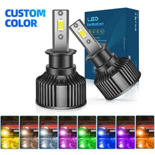 Factory Direct Wholesale LED Fog Light Car LED Headlight H11 H3 Fog Light PSX26W Yellow Green Light