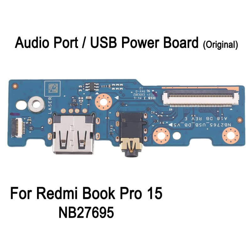 Audio Interface USB Power Charging Tail Board for RedmiBook Pro 15 NB27695 Laptop