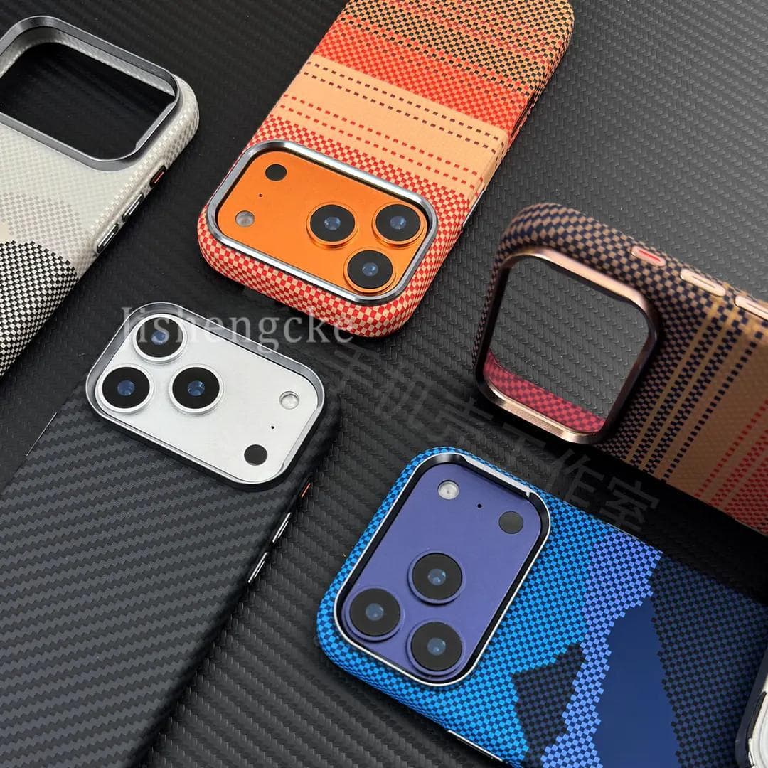 iPhone 17 Pro Max Sunset Moon Rising Mountain Kevlar Magnetic Phone Case Compatible with Apple 16 Protective Case 15