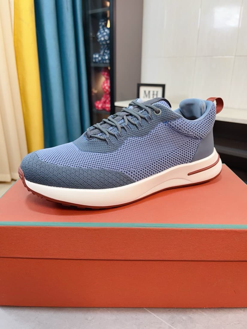 L Brand European Style Spring/Autumn Mesh Men's Casual Lace-Up Shoes, Fashionable Versatile Height-Increasing Men's Shoes, Trendy Summer Breathable