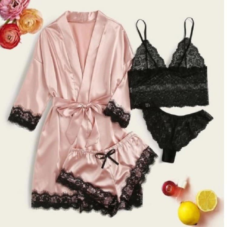 European and American Cross-Border Sexy Lingerie Women's Pure Desire Style QQNY Sexy Sleepwear Set Women's Couples Fun Underwear