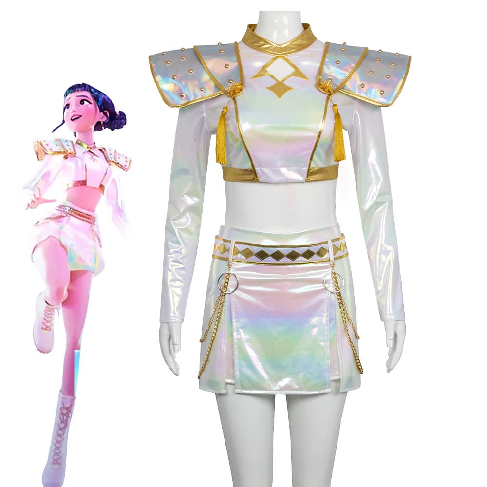 KPOP Demon Hunter Girl Group Cosplay Costume Rumi Zoe Mira Cosplay Outfit Stage Performance Costume Halloween