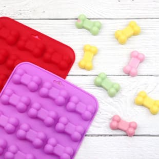 18-Hole Dog Bone Ice Cube Tray for Wax Seal Beads, Chocolate Mold, Halloween Cake Mold, DIY Baking Tool