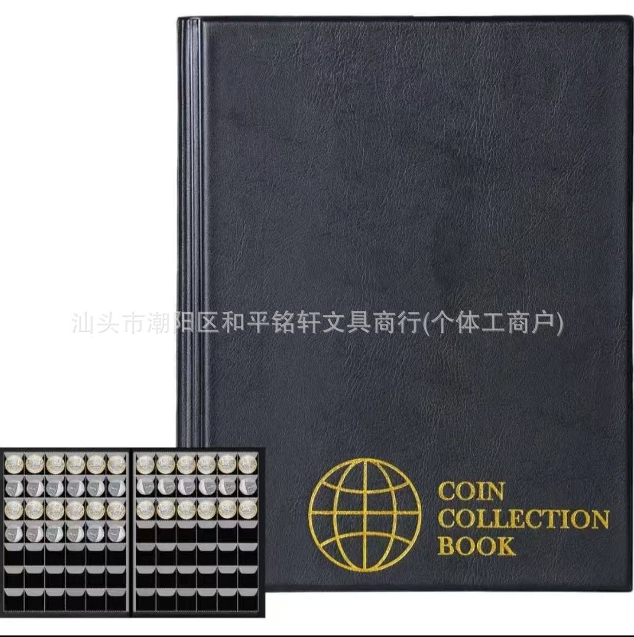 Cross-border hot sale 420 coins collection book ancient coin coin clip coin collection book commemorative coin storage book