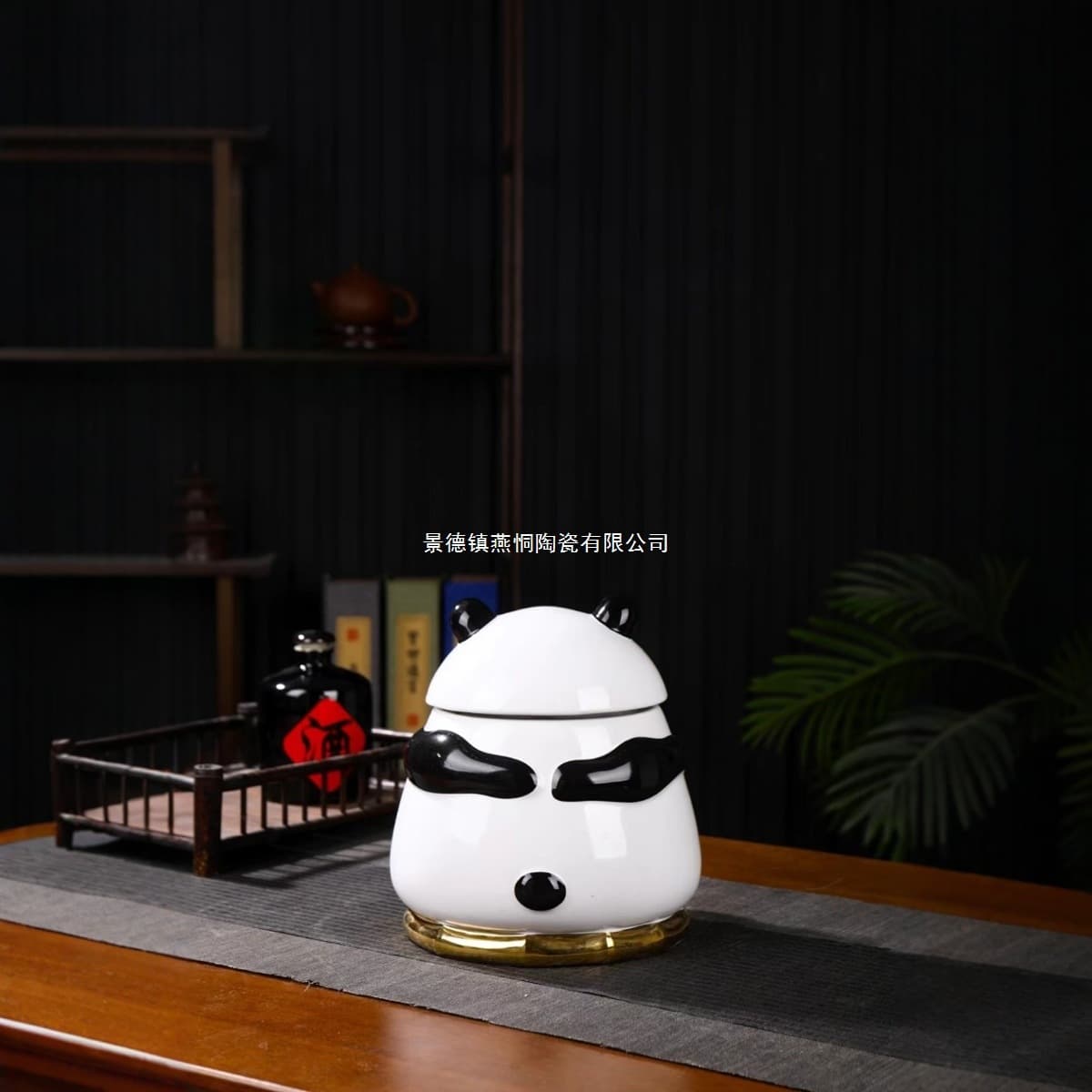 Ceramic Panda Drinkware Set, Cute Cartoon Home Use 5 Jin Wine Jar and Pot, 24 Styles Panda Ornament Liquor Bottles