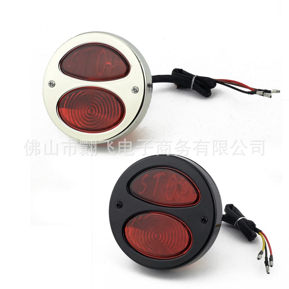 Motorcycle Harley Dyna Fat Boy Modified Tail Light Running Light Brake Light LED Light