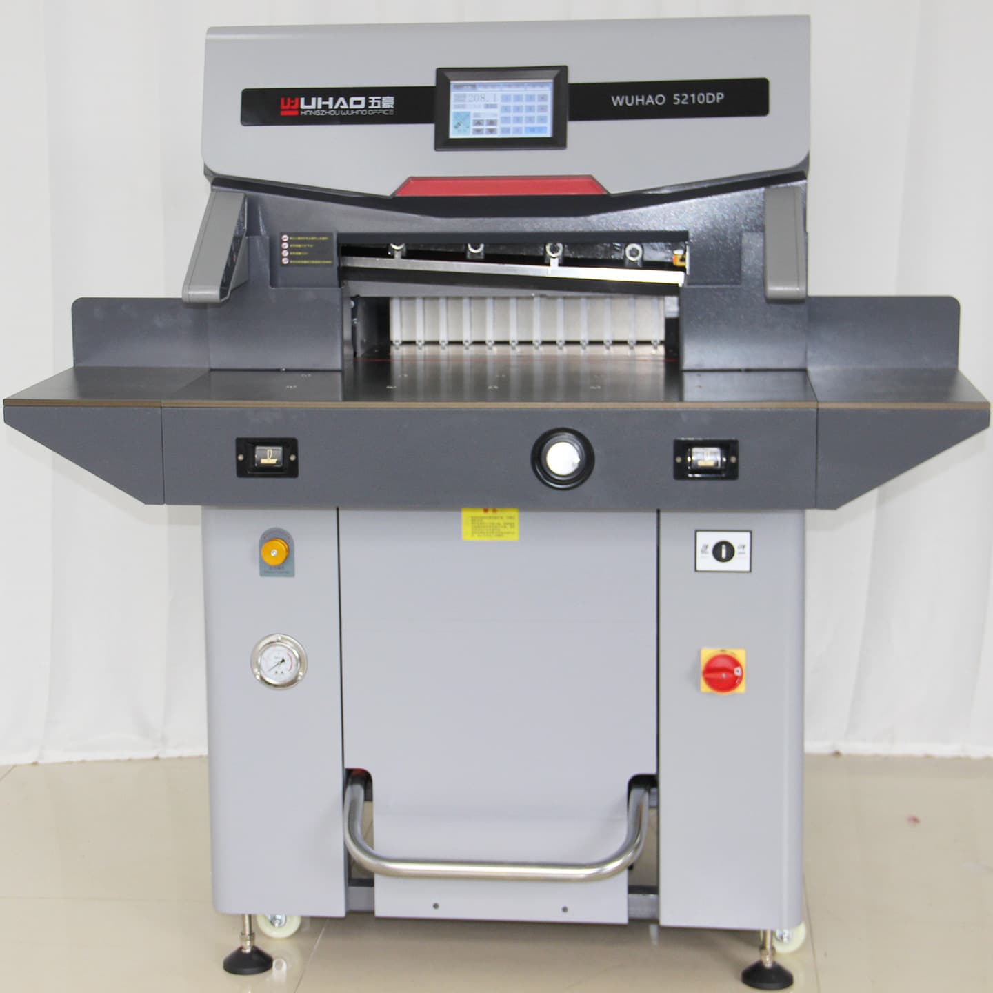 Wuhao 5210 Dual Hydraulic Paper Cutter for Company Printing Graphics Office A3 Paper Cutting Knife Photo Album Book Cutter