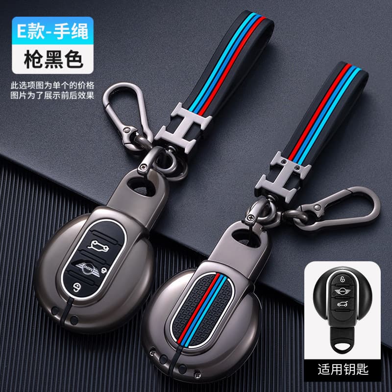 BMW Mini Key Case Cover for Countryman Cooper F54 F55 F56 F60 Shell with Clip for Men Women