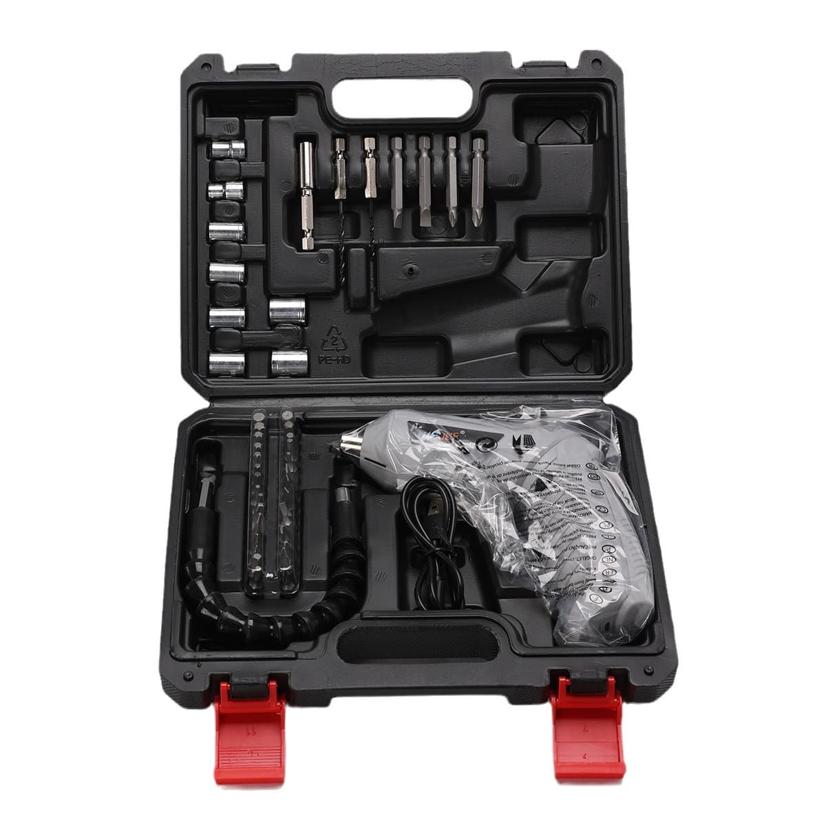SNJUE In-Stock Electric Screwdriver Set Multifunctional Drill Kit Cordless Hand Drill Electric Screwdriver