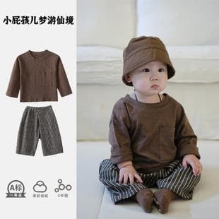 Boys' Spring Autumn Outfit Set Baby Boy Clothes Fall Fashion Korean Toddler Two-Piece Children