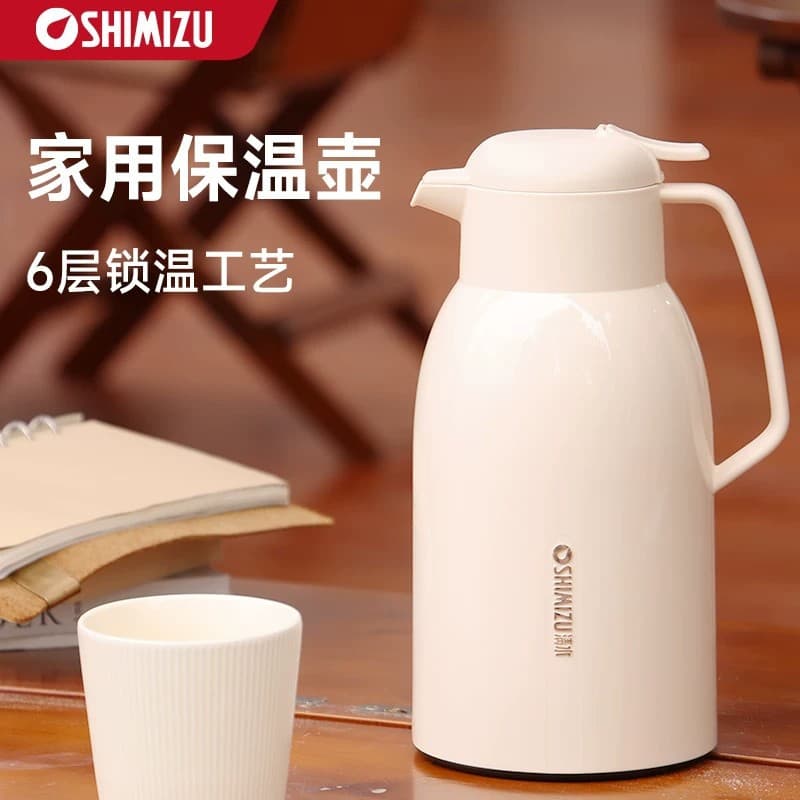 Clear Insulated Water Bottle 2025 New Model Large Capacity Simple Kettle Household Water Bottle Student Dormitory Thermos
