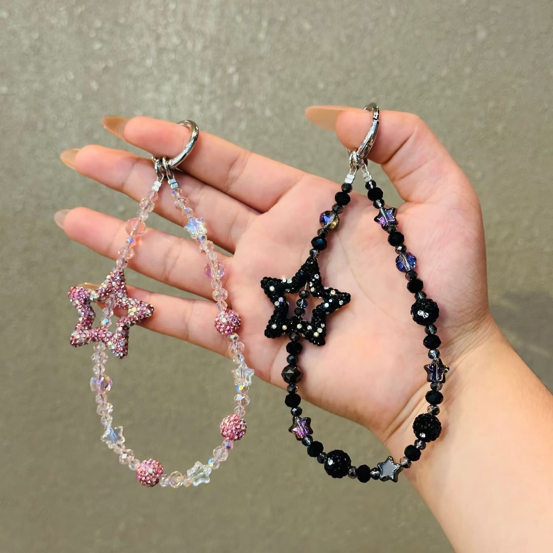 You Are More Beautiful Than Starlight~ Lucky Wrist Chain, Short Style, Beaded Phone Case Chain for Girls, Sturdy, Beautiful, and Trendy
