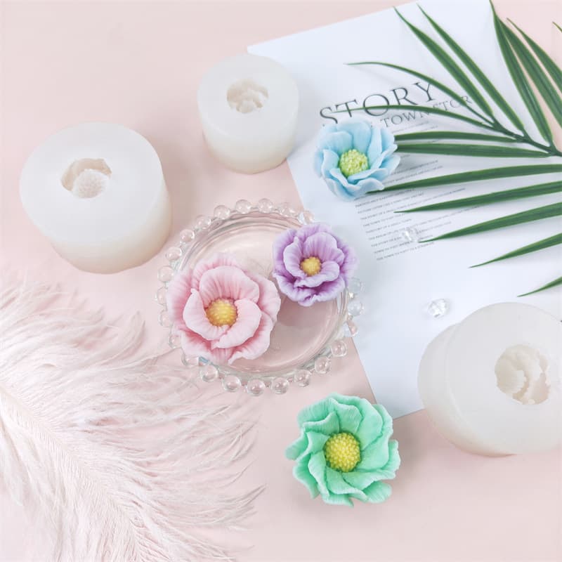 A variety of flower chocolate sugar silicone mold cake decoration baking tools dessert ornament mold drop mold