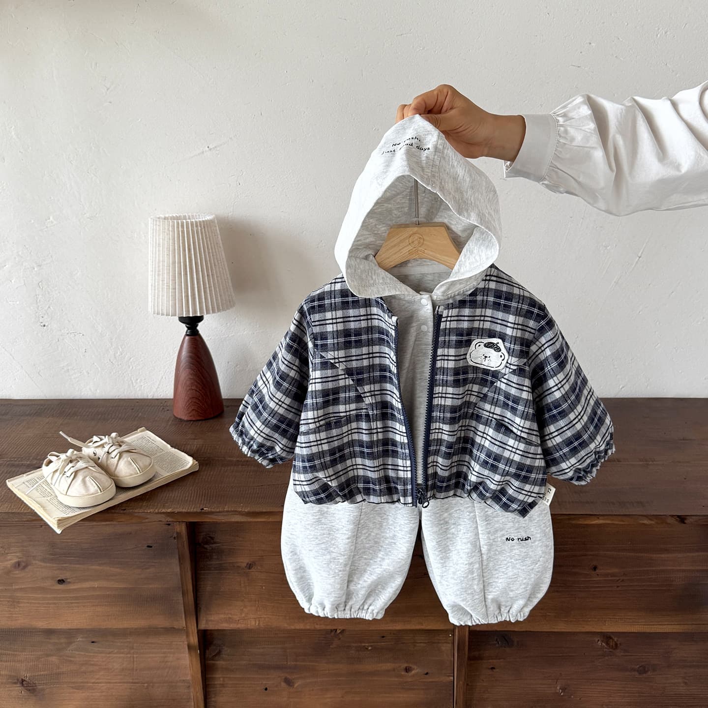 Boy's Fall Outfit Set 2026 New Trendy Toddler Baby Boy Stylish Children's Spring Autumn 3-Piece Set