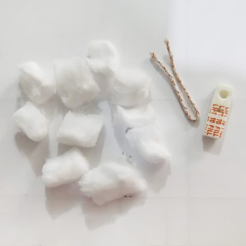 Cotton oil pad, wick, cotton pad, specialized parts for kerosene lighters, high-quality replacement cotton wholesale