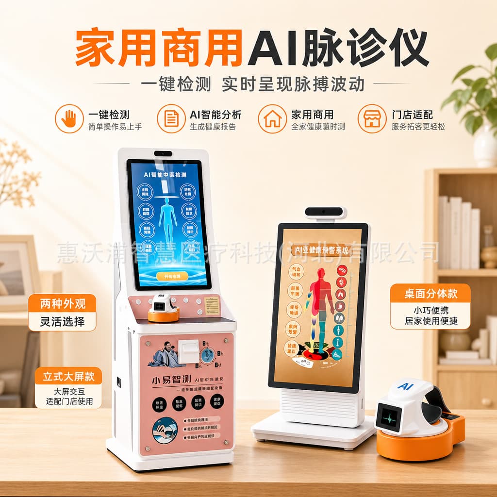 AI Traditional Chinese Medicine Diagnosis Self-Service Terminal Pulse Diagnosis Tongue Diagnosis Face Diagnosis Health Detection