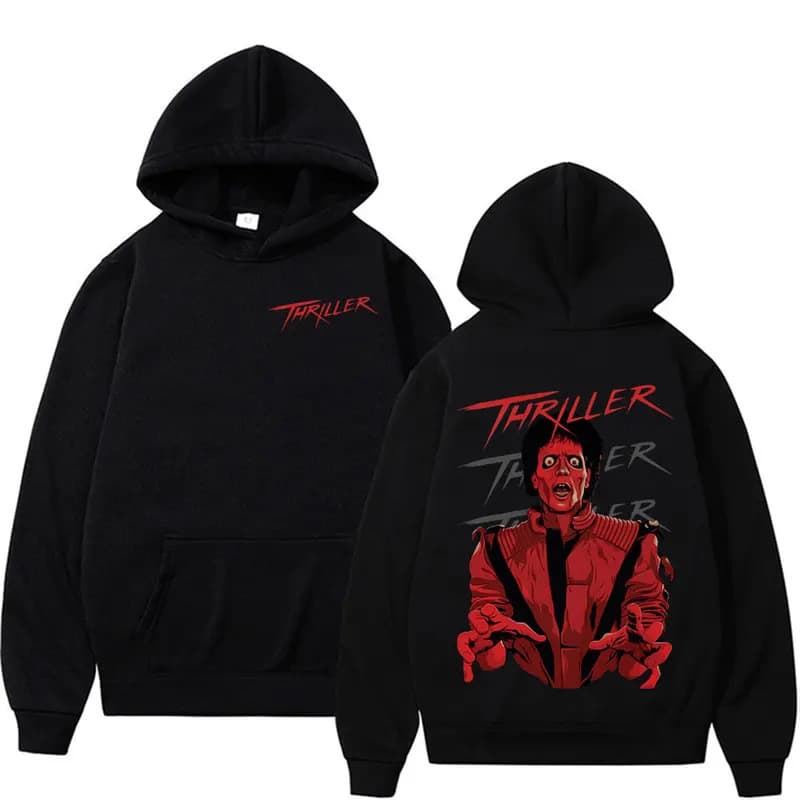 King of Pop Michael Jackson Thriller Hoodies Men
