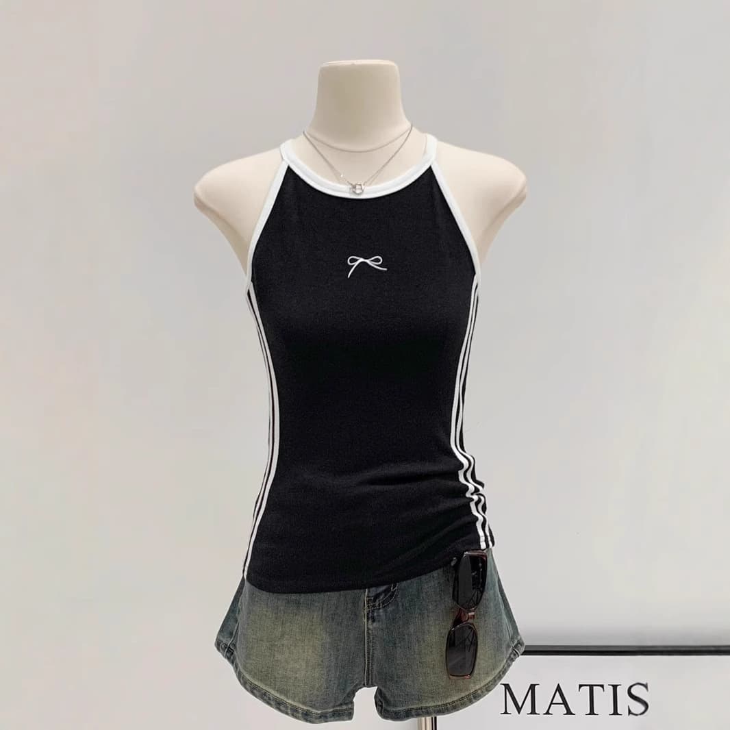 2025 New Niche American Retro Sporty Style Hot Girl Versatile Camisole Top Niche Sexy Pure Desire Trendy Women