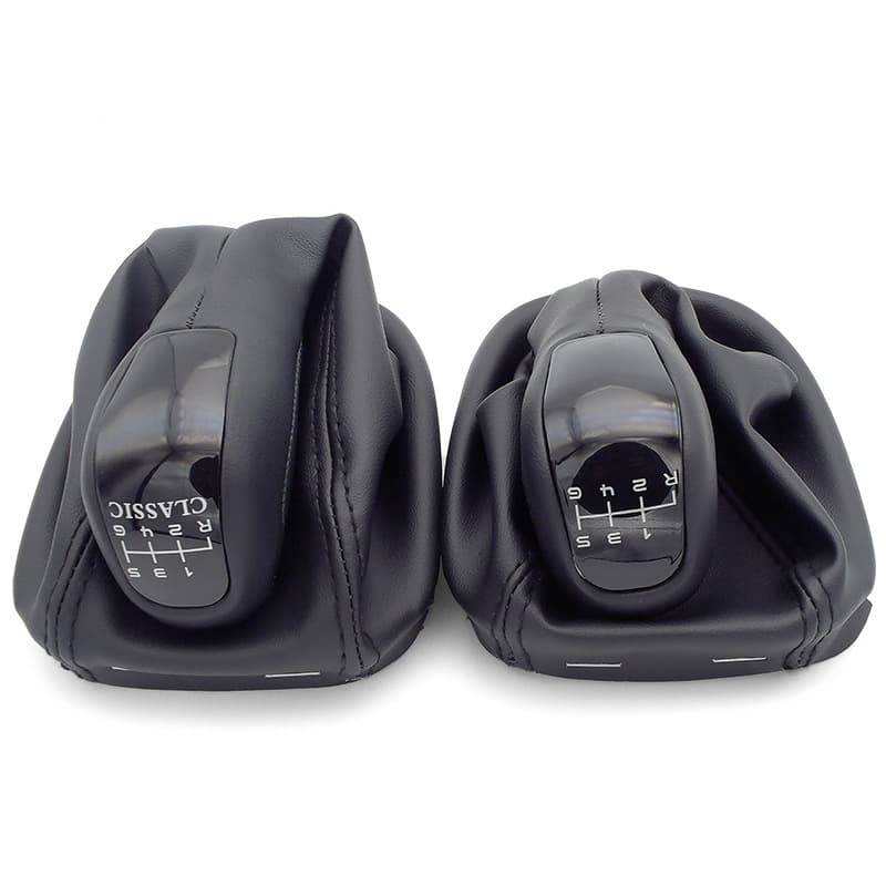 Car Gear Shift Knob for Mercedes-Benz W203 S203 Leather Dust Cover Gear Shift Lever Ball Head