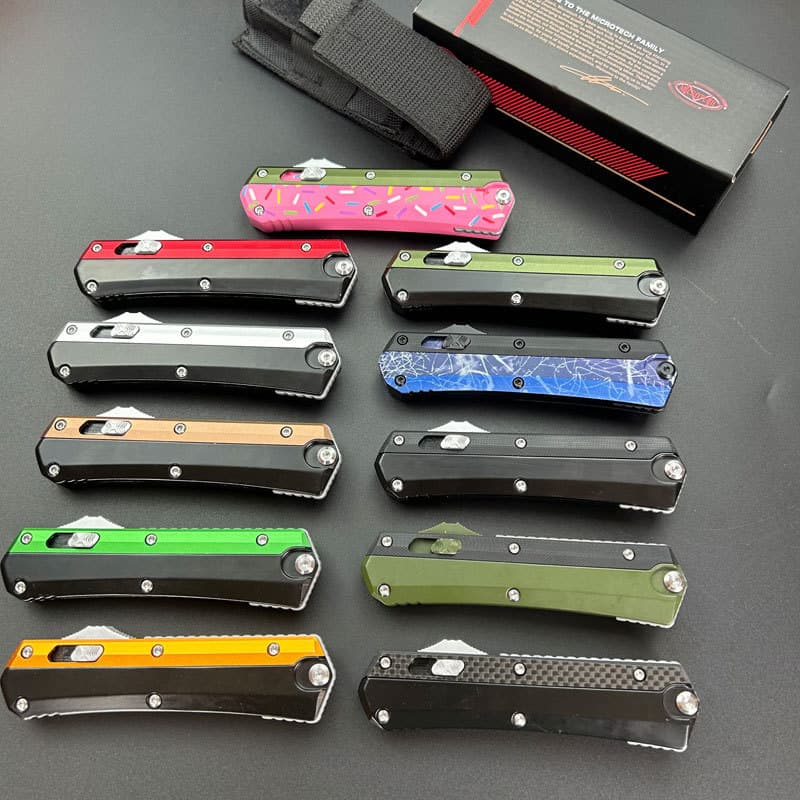 Specially for cross-border supply OTF micro-technology snake god outdoor camping multi-purpose alloy pocket knife folding knife handle