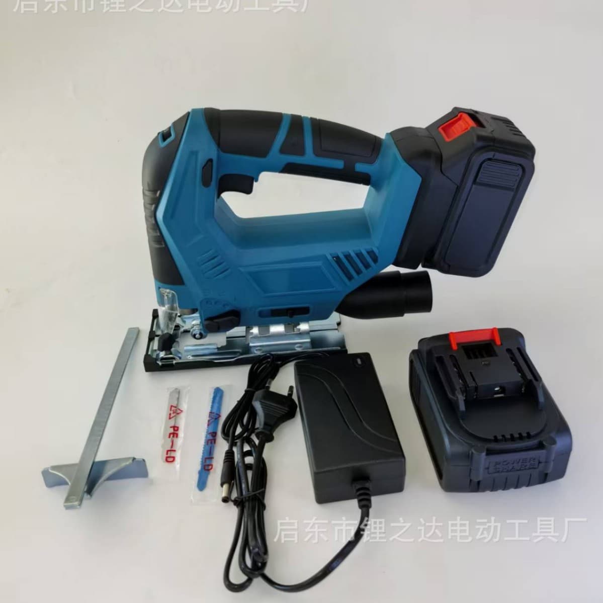 Cross-border lithium battery jigsaw, multi-functional woodworking reciprocating saw, household flower saw, cutting saw, electric jigsaw wholesale.
