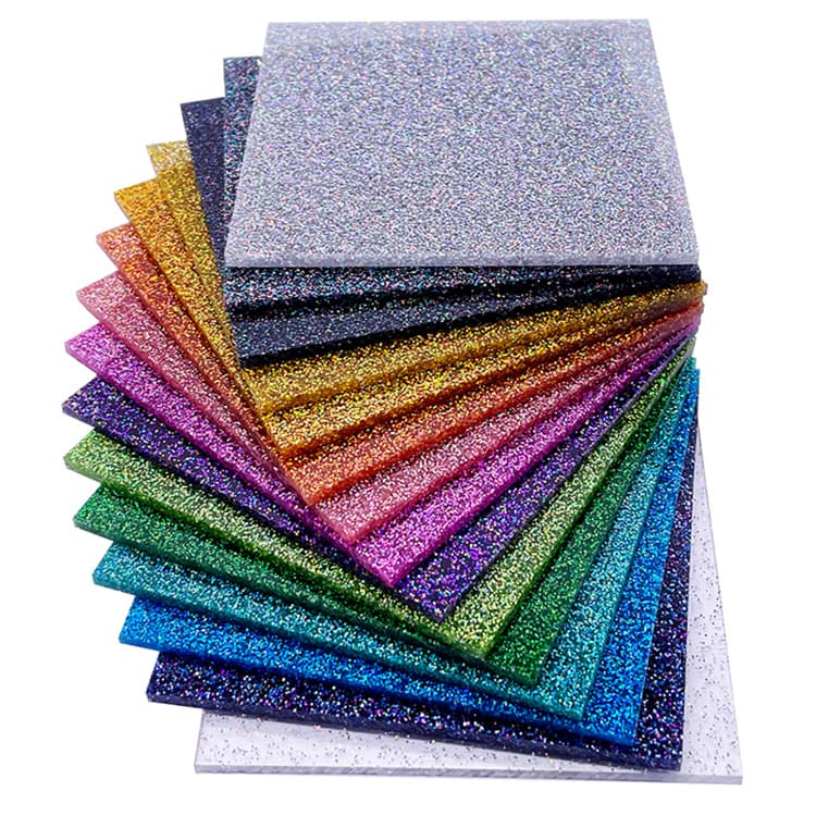 Acrylic glitter board Irregular acrylic glitter board Special board Acrylic onion powder board Customized processing