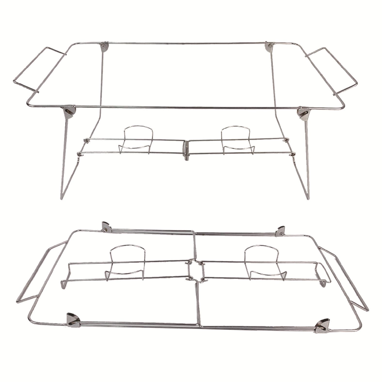 Wire Chafing Rack Outdoor Party Food Warming Pot Wire Frame Buffet Stand Foldable Turkey Basket
