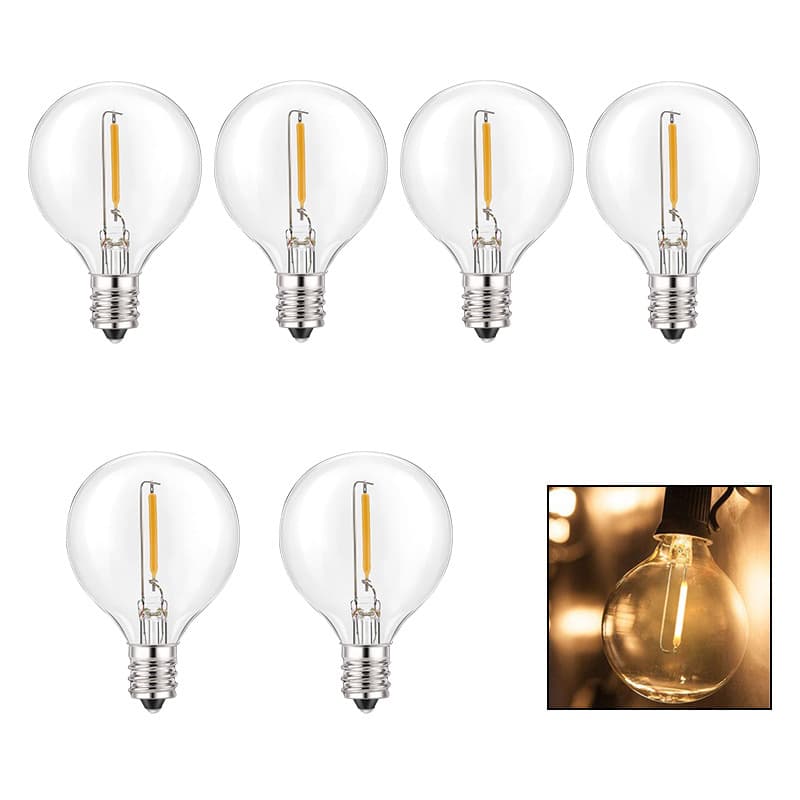 Factory spot G40LED light bulb, solar light string, outdoor waterproof E27 light bulb, S14 light string, E12 bulb