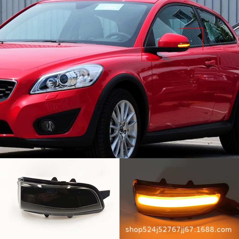 LED Turn Signal Sequential Light for Volvo S40 V40 S60 S80 C30 C70 V50 Side Mirror