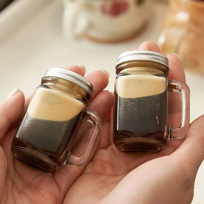 Mini Mason cup coffee concentrate bottle sealed jar sample wine cup honey sample storage jar storage