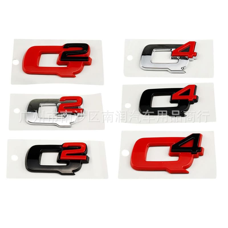 Alfa Romeo badge modification for GIULIA STELVIO VELOCE TI Q2 Q4 rear emblem