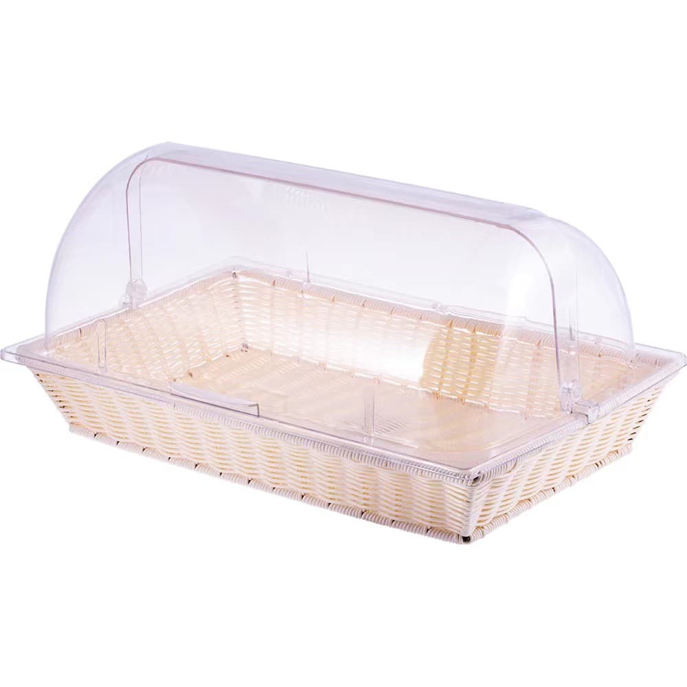 Rectangular Plastic Food Cover, PC Transparent Shatterproof Acrylic Cake Cover, Fruit Tray Lid